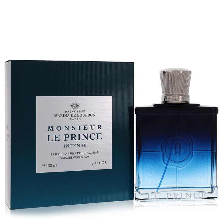 Monsieur Le Prince Intense by Marina De Bourbon - Eau De Parfum Spray 3.4 oz 100 ml for Men