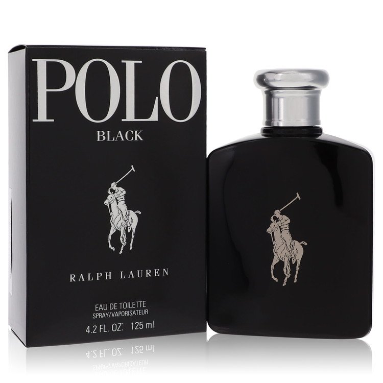 Polo Black by Ralph Lauren Men Eau De Toilette Spray 4.2 oz Image