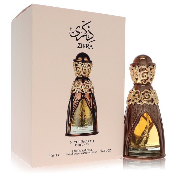 Niche Emarati Zikra Perfume by Lattafa 3.4 oz Eau De Parfum Spray (Unisex)