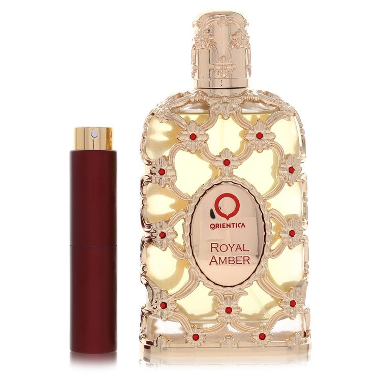 Orientica Royal Amber Cologne by Orientica Cologne 0.27 Oz Travel Spray