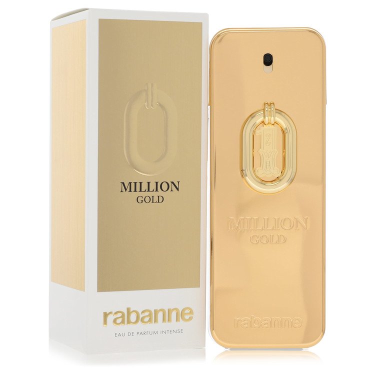Paco Rabanne Million Gold Cologne by Paco Rabanne Cologne 6.8 Oz Eau De Parfum Intense Spray