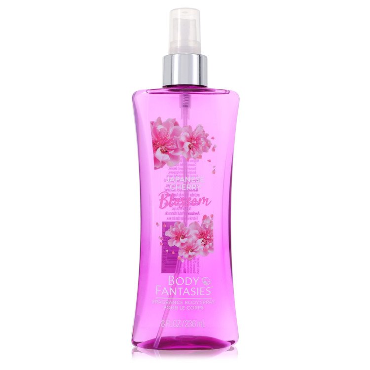 Body Fantasies Signature Japanese Cherry Blossom by Parfums De Coeur Body Spray 8 oz For Women