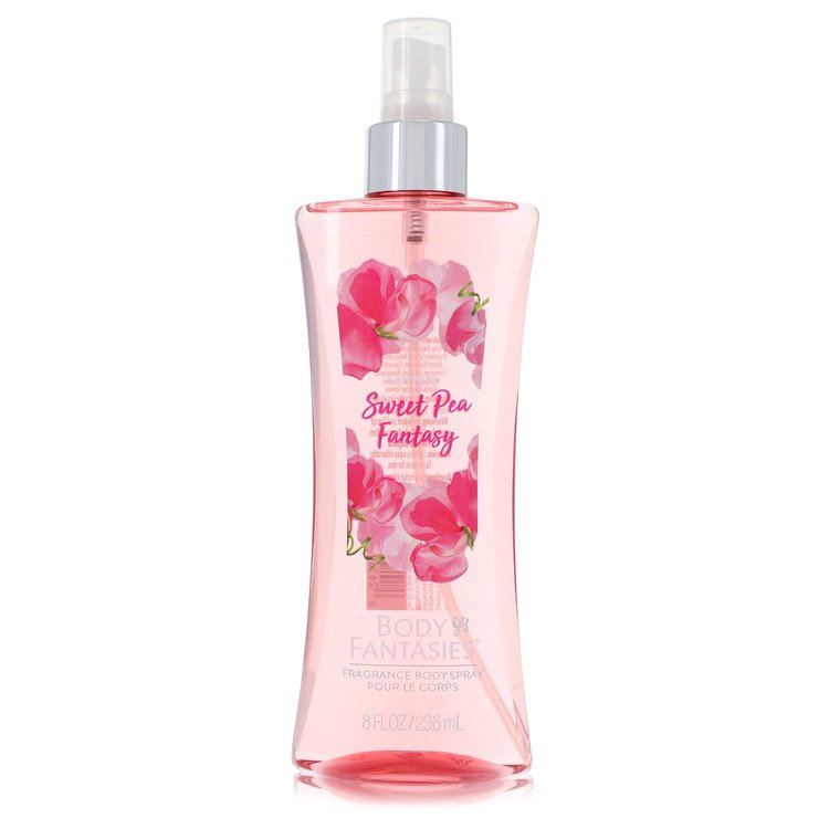 Body Fantasies Signature Pink Sweet Pea Fantasy by Parfums De Coeur - Body Spray 8 oz 240 ml for Women