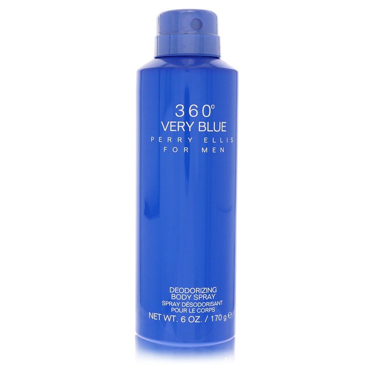 Perry Ellis 360 Very Blue Cologne by Perry Ellis 6.8 oz Body Spray (unboxed)