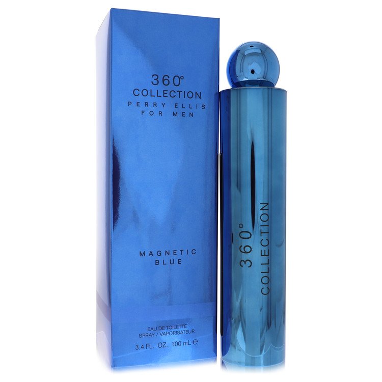 Perry Ellis 360 Collection Magnetic Blue Cologne by Perry Ellis 3.4 oz Eau De Toilette Spray