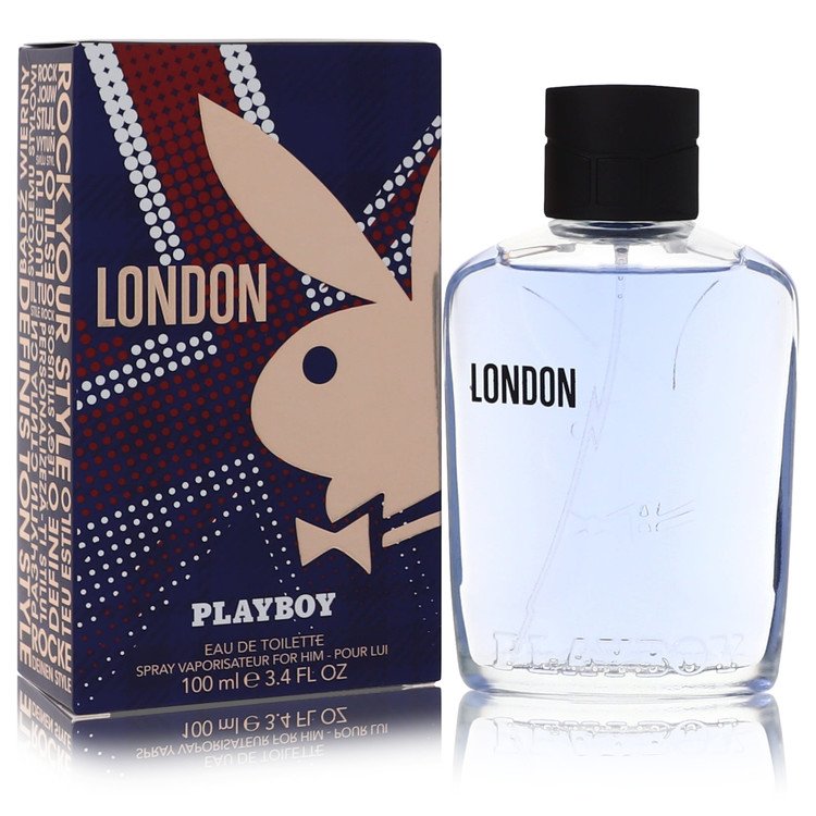 Playboy London by Playboy Men Eau De Toilette Spray 3.4 oz Image