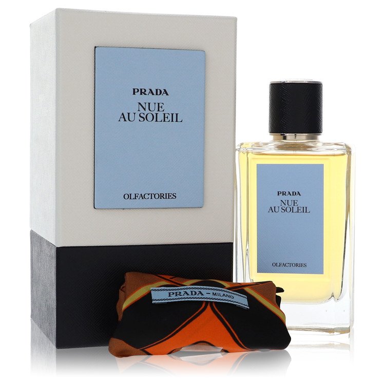 Prada Olfactories Nue Au Soleil Cologne by Prada 3.4 oz Eau De Parfum Spray with Free Gift Pouch