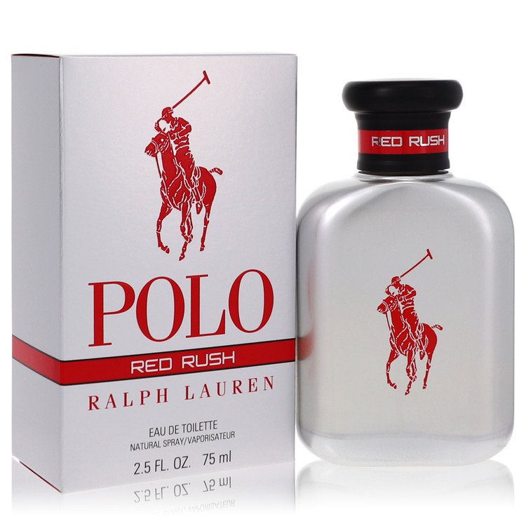 Polo Red Rush Cologne by Ralph Lauren 2.5 oz EDT Spray for Men