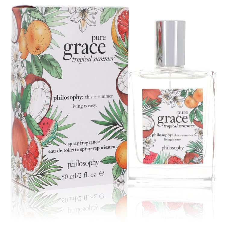 Pure Grace Tropical Summer Perfume by Philosophy 2 oz Eau De Toilette Spray (Unisex)