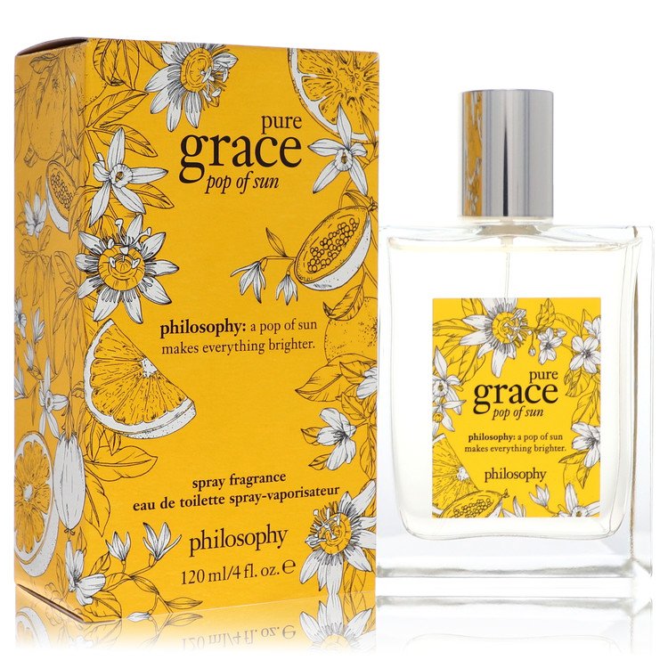 Pure Grace Pop Of Sun Perfume by Philosophy 4 oz Eau De Toilette Spray