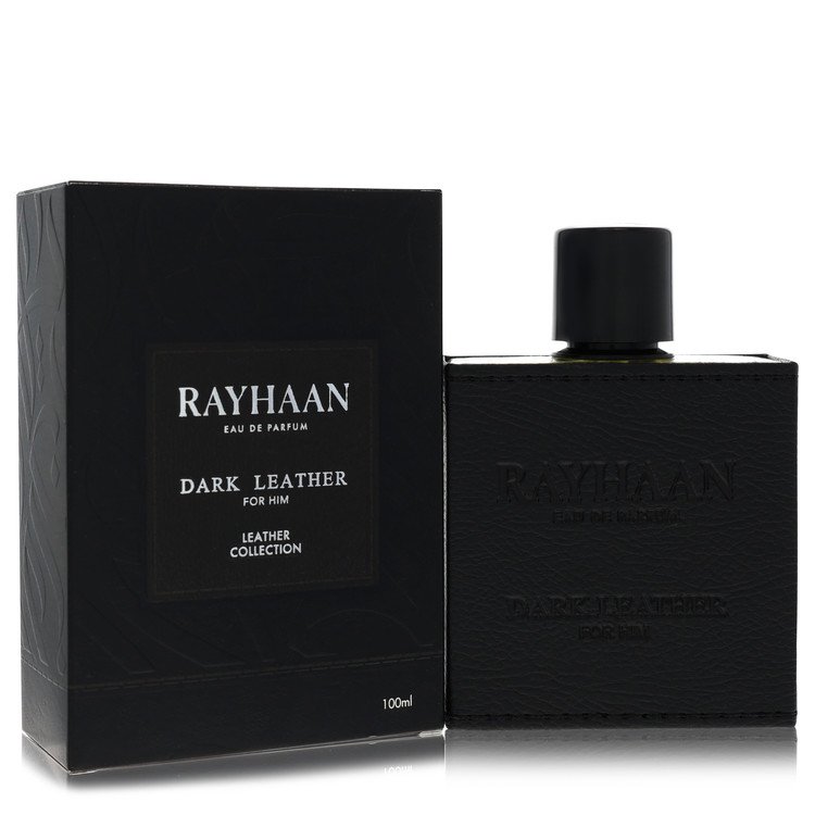 Rayhaan Dark Leather Cologne by Rayhaan Cologne 3.38 Oz Eau De Parfum Spray