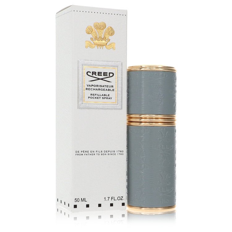 Refillable Pocket Spray Cologne by Creed 1.7 oz Refillable Perfume Atomizer (Grey Unisex)