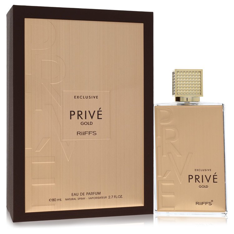 Riiffs Exclusive Prive Gold Cologne by Riiffs Cologne 2.7 Oz Eau De Parfum Spray