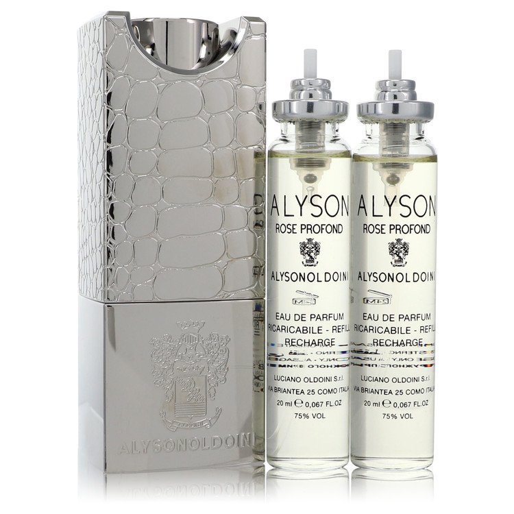 Rose Profond by Alyson Oldoini Women Eau De Parfum Refillable Spray Includes 3 x 20 ml Refills and Atomizer 2 oz Image