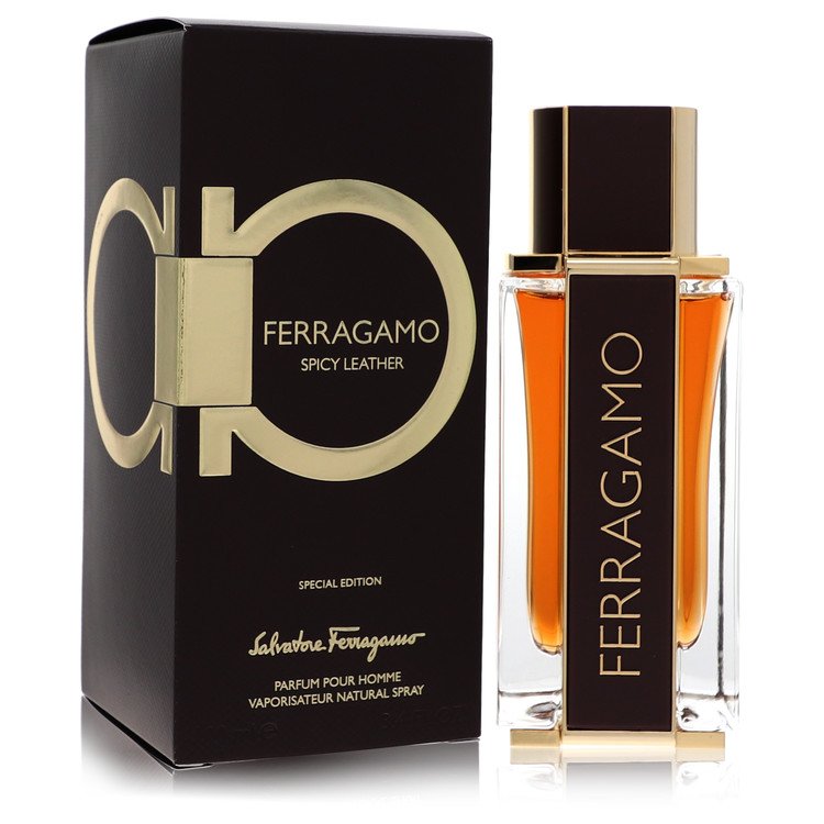 Salvatore Ferragamo Spicy Leather Cologne by Salvatore Ferragamo 3.4 oz Eau De Parfum Spray