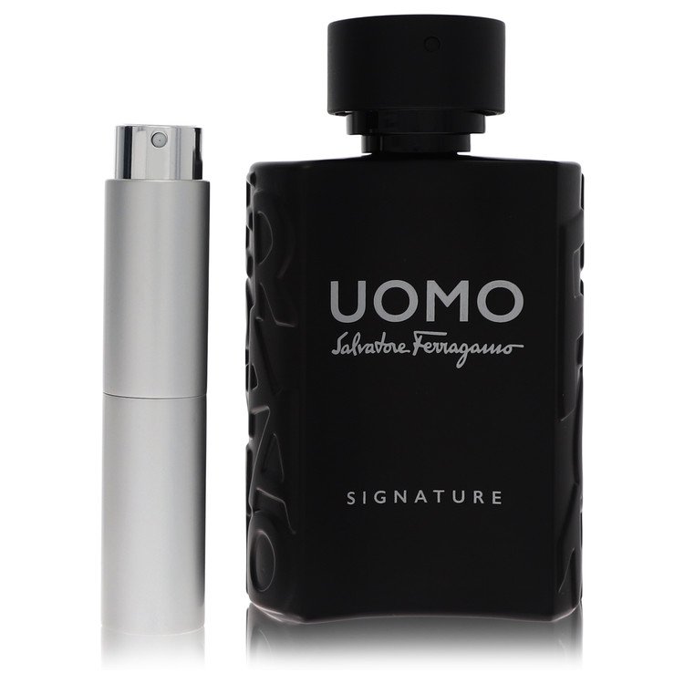 Salvatore Ferragamo Uomo Signature Cologne by Salvatore Ferragamo Cologne 0.27 Oz Travel Spray