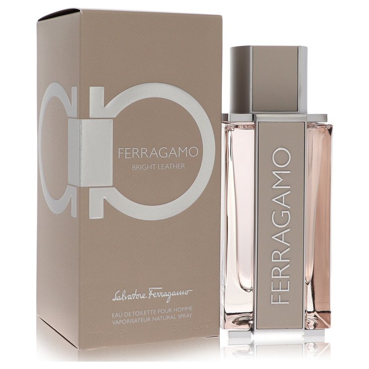 Salvatore Ferragamo Bright Leather Cologne by Salvatore Ferragamo 3.4 oz Eau De Toilette Spray
