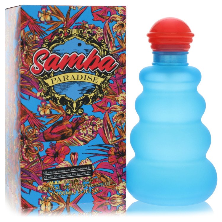 Samba Paradise Cologne by Samba Cologne 3.3 Oz Eau De Toilette Spray