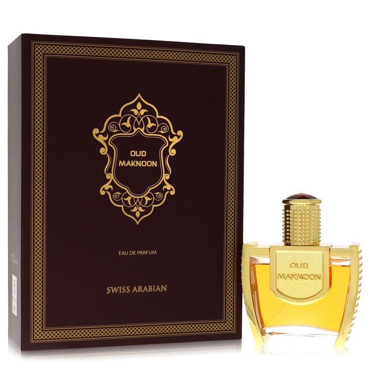 Oud Maknoon by Swiss Arabian Eau De Parfum Spray (Unisex) 1.5 oz