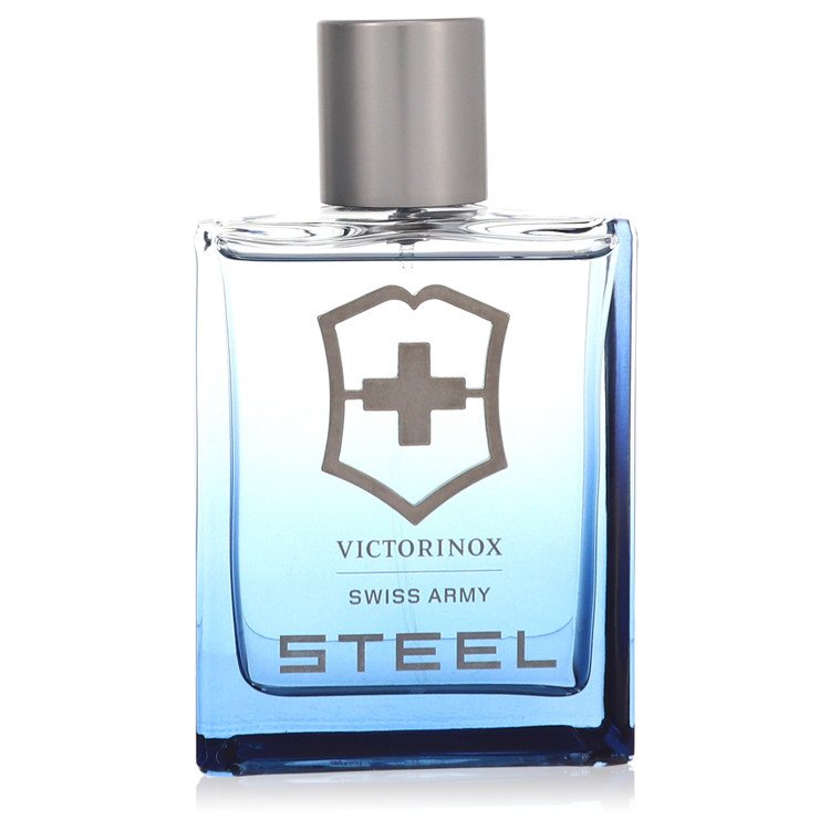 Swiss Army Steel Cologne by Swiss Army 3.4 oz Eau De Toilette Spray (unboxed)