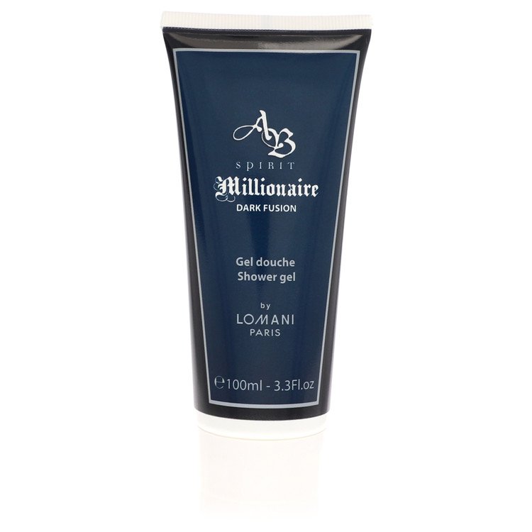 Spirit Millionaire Dark Fusion Cologne by Lomani Cologne 3.3 Oz Shower Gel