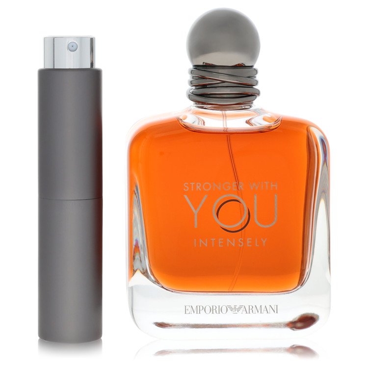 Stronger With You Intensely Cologne by Giorgio Armani Cologne 0.27 Oz Travel Spray