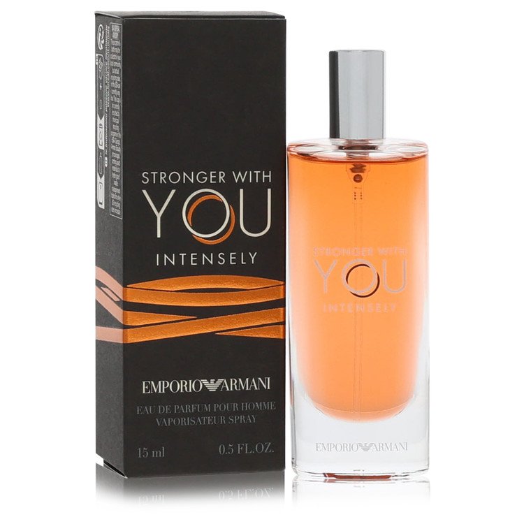 Stronger With You Intensely Cologne by Giorgio Armani Cologne 0.51 Oz Mini EDP