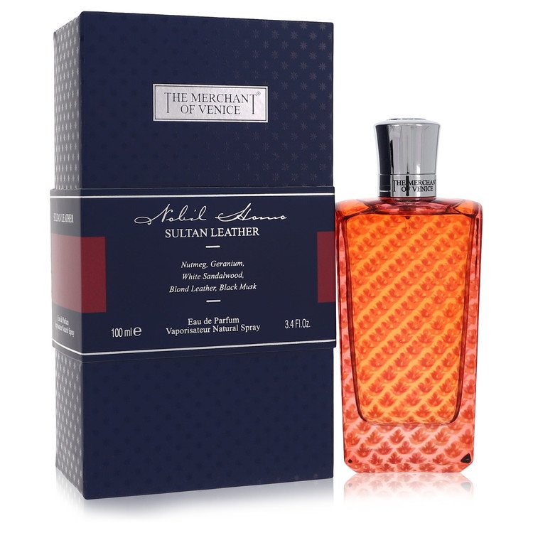 Sultan Leather by The Merchant of Venice - Eau De Parfum Spray 3.4 oz 100 ml for Men