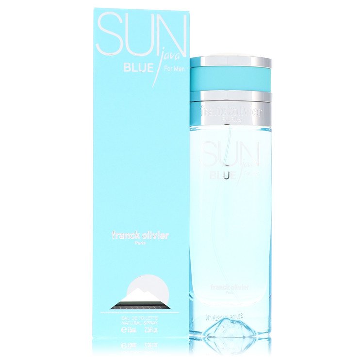 Sun Java Blue Cologne by Franck Olivier 2.5 oz Eau De Toilette Spray