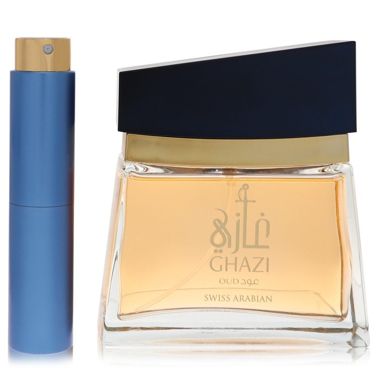 Swiss Arabian Ghazi Oud Cologne by Swiss Arabian Cologne 0.27 Oz Travel Spray