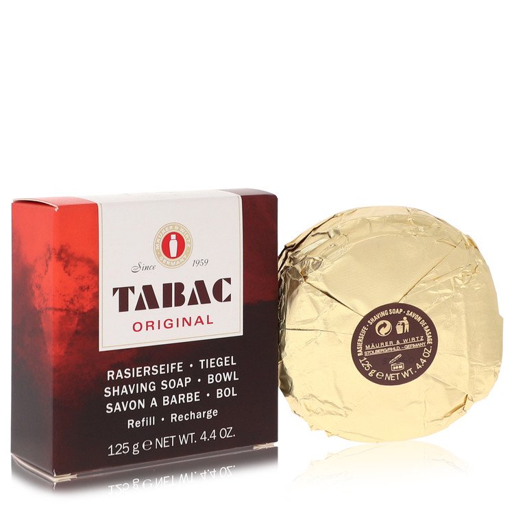 TABAC by Maurer & Wirtz - Shaving Soap Refill 4.4 oz 130 ml for Men