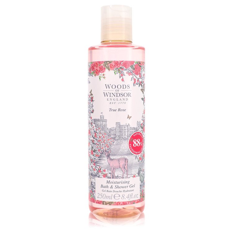 True Rose Perfume by Woods of Windsor 8.4 oz Shower Gel