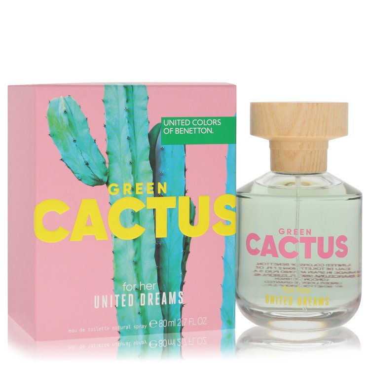 United Dreams Green Cactus Perfume by Benetton Perfume 2.7 Oz Eau De Toilette Spray