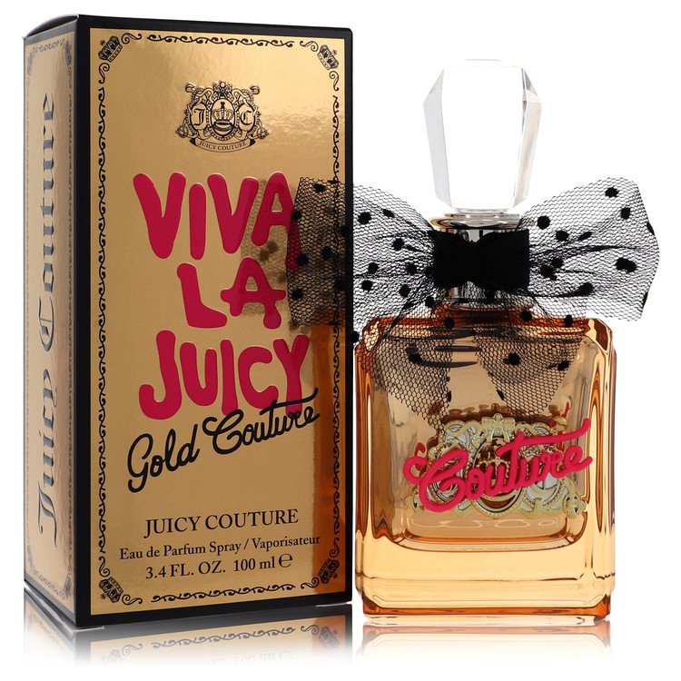 Viva La Juicy Gold Couture by Juicy Couture Women Eau De Parfum Spray 3.4 oz Image