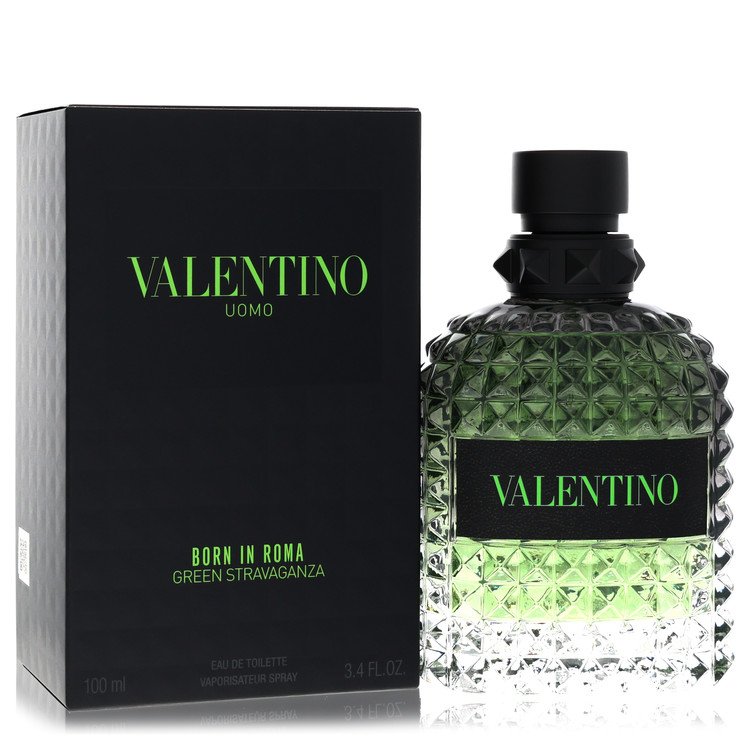 Valentino Uomo Born In Roma Green Stravaganza Cologne by Valentino 3.4 oz Eau De Toilette Spray