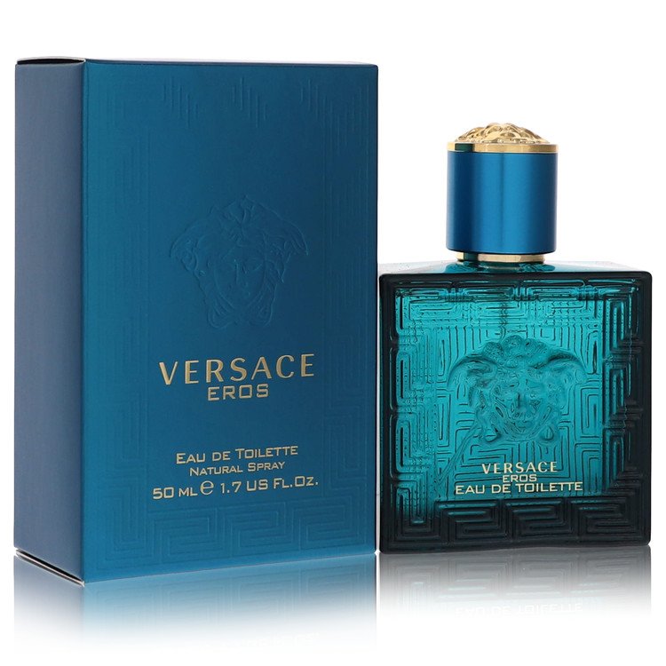 Versace Eros by Versace Men Eau De Toilette Spray 1.7 oz Image