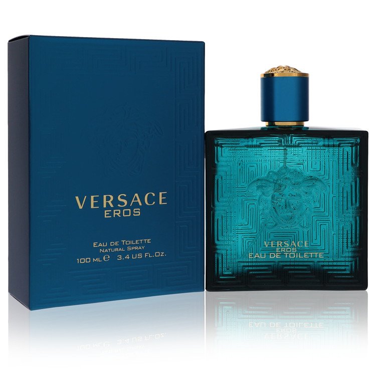 Versace Eros by Versace Men Eau De Toilette Spray 3.4 oz Image