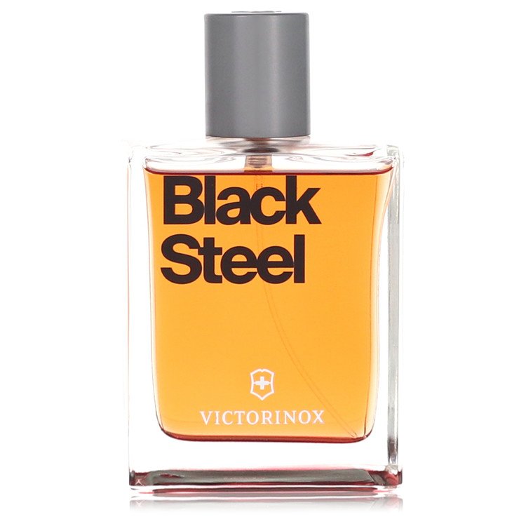 Victorinox Black Steel Cologne by Victorinox 3.4 oz Eau De Toilette Spray (Unboxed)