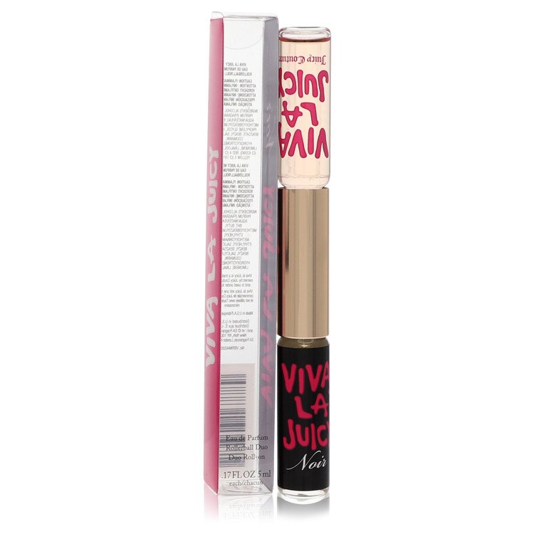 Viva La Juicy Noir Perfume by Juicy Couture 0.17 oz Duo Mini EDP Roll On Viva La Juicy Noir+Viva La Juicy