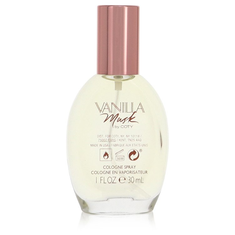 Vanilla Musk Perfume by Coty Perfume 1 Oz Cologne Spray (unboxed)