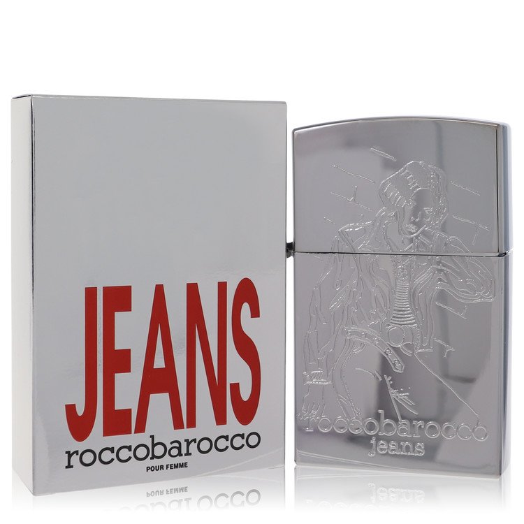 Roccobarocco Silver Jeans Perfume 2.5 oz Eau De Toilette Spray (new packaging) Guatemala