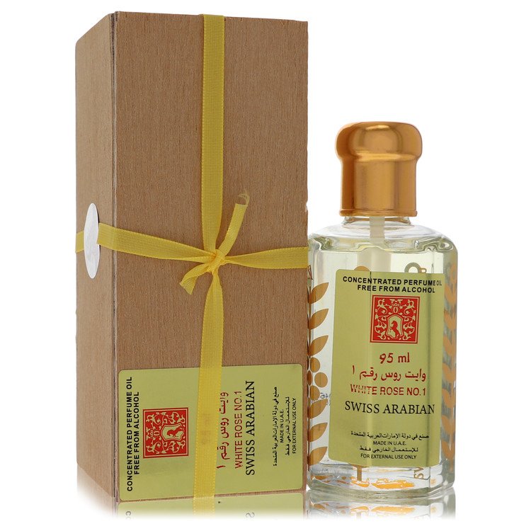 Swiss Arabian White Rose No 1 3.21 oz Concentrated Perfume Oil Free From Alcohol (Unisex) Guatemala