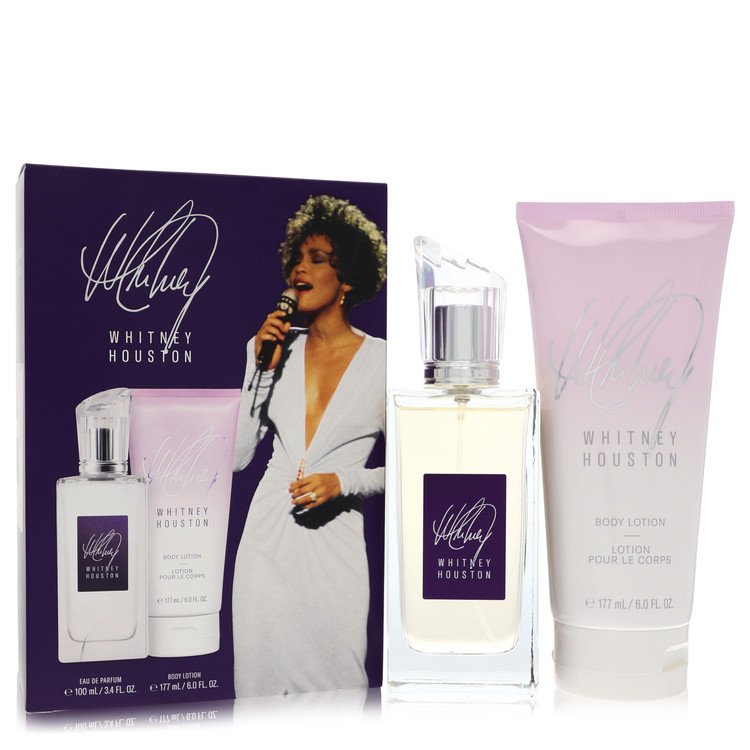 Whitney Houston Perfume by Whitney Houston -- Gift Set - 3.4 oz Eau De Parfum Spray + 6 oz Body Lotion