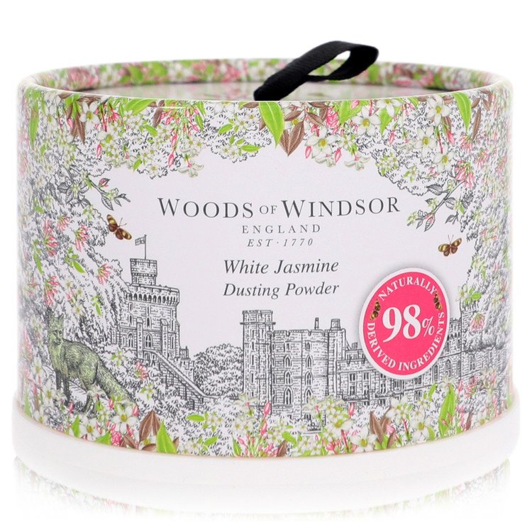 Woods Of Windsor White Jasmine Perfume 3.5 oz Dusting Powder Guatemala