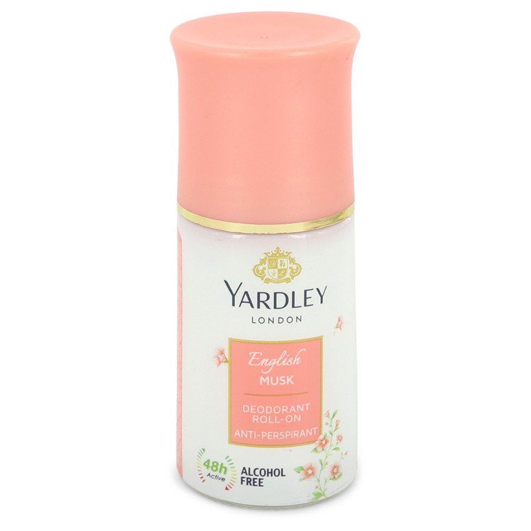 Yardley London Yardley English Musk Perfume 1.7 oz Deodorant Roll-On Alcohol Free Guatemala