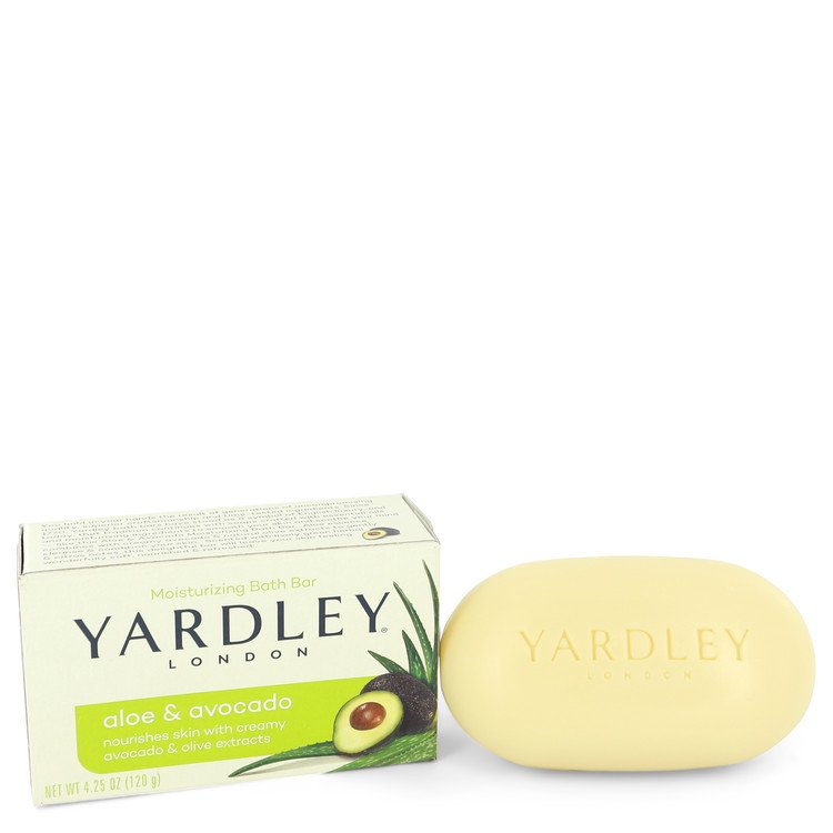 Yardley London Soaps 4.25 oz Aloe & Avocado Naturally Moisturizing Bath Bar Guatemala