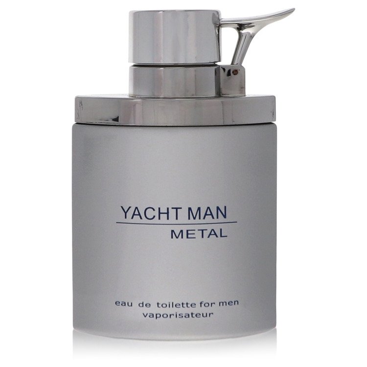 Yacht Man Metal Cologne by Myrurgia 3.4 oz Eau De Toilette Spray (unboxed)