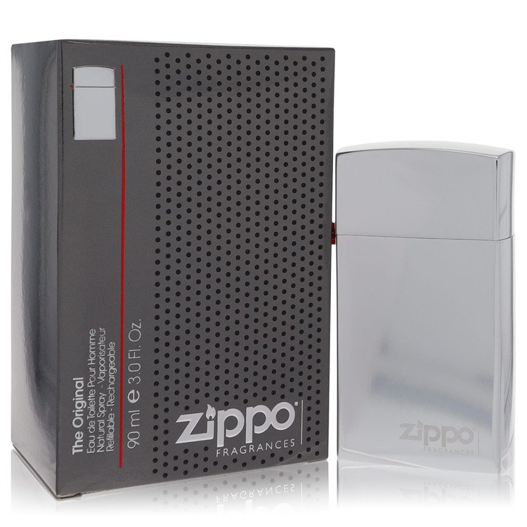 Zippo Silver by Zippo Men Eau De Toilette Refillable Spray 3 oz Image