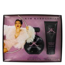 Kim Kardashian Perfume by Kim Kardashian -- Gift Set - 3.4 oz Eau De Parfum Spray + 3.4 oz Body Shimmer Lotion