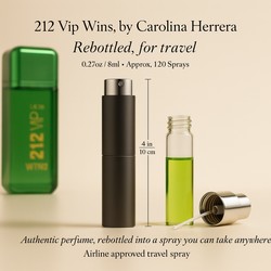 212 Vip Wins Cologne by Carolina Herrera Cologne 0.27 oz Travel Spray